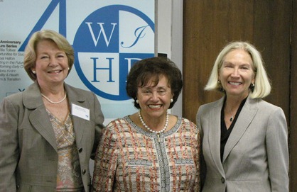 Ansley Bacon, PhD, President and CEO (and UCEDD Director), WIHD; Congresswoman Nita Lowey; Gloria Krahn, PhD, MPH